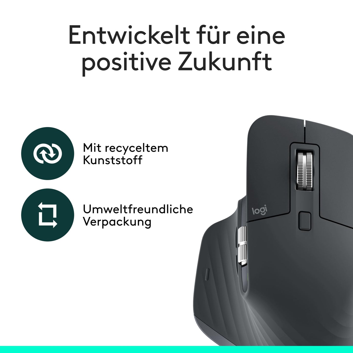 Ratón Inalámbrico Ergonómico – 8K DPI, USB-C, Bluetooth, Gris Oscuro