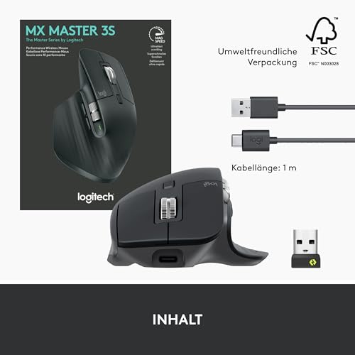 Ratón Inalámbrico Ergonómico – 8K DPI, USB-C, Bluetooth, Gris Oscuro